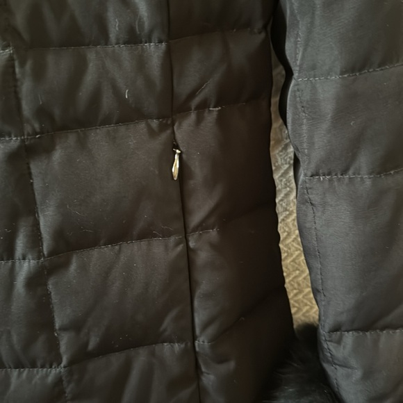 Marvin Richards, black winter coat W rabbit fur trim size PP fits like a small - Picture 3 of 13